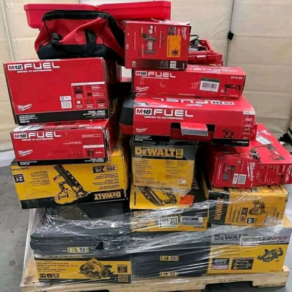 Mixed DeWalt & Milwaukee Tool Truckload