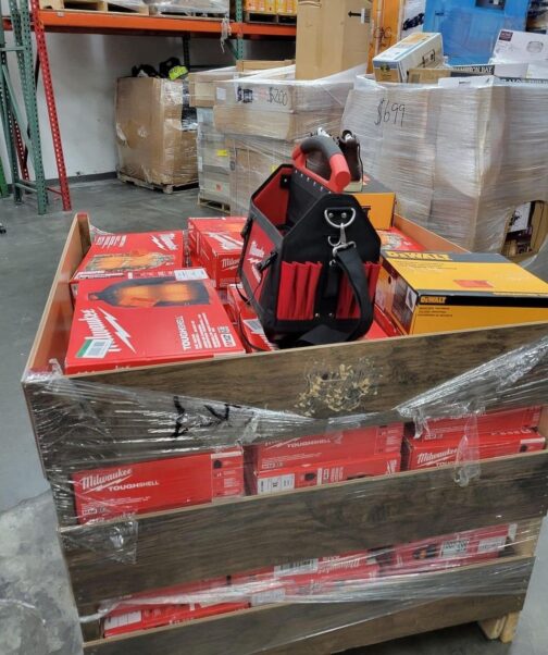 Mixed DeWalt & Milwaukee Tool Box