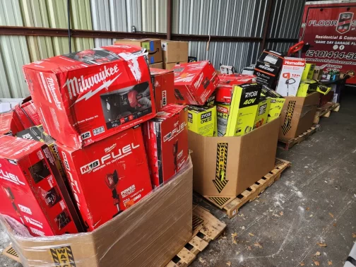 Mixed DeWalt & Milwaukee Tool Box